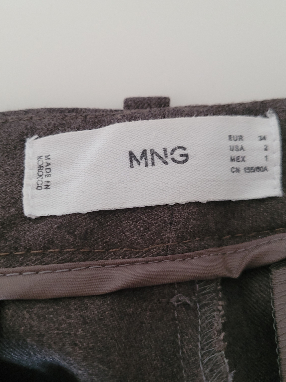 MANGO Tailored High-Waist Wool Blend Trousers Pants in Charcoal - Picture 5 of 13